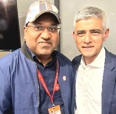 With Rt Hon Mr Sadiq Khan Mayor of London